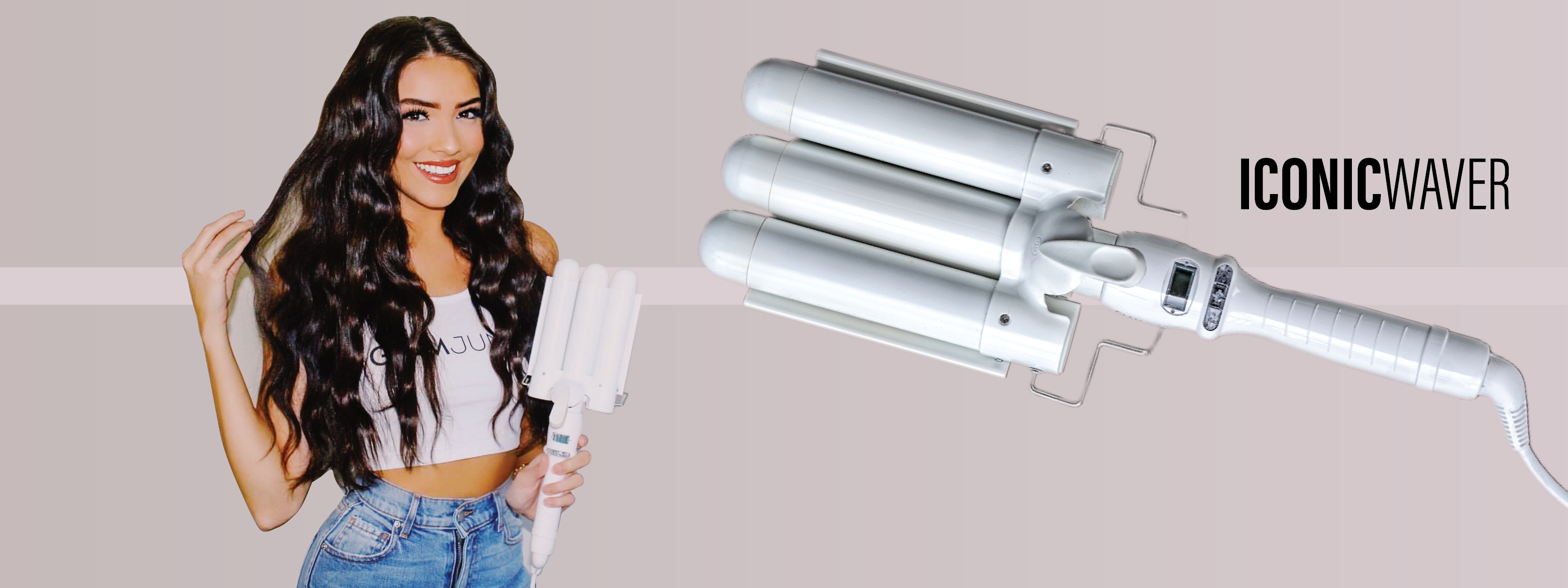 GlamJunkie Homepage Banner Displaying the Iconic Waver